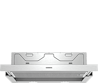 Siemens Uttrekkbar ventilator 60 cm Sølvmetallic LI64MB521 Siemens Uttrekkbar ventilator 60 cm Sølvmetallic LI64MB521