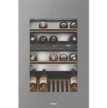 Vinskap Miele KWT 6422 iG Grafittgrått glass Vinskap Miele KWT 6422 iG Grafittgrått glass
